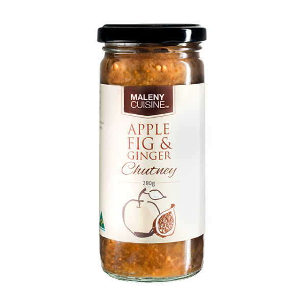 apple fig and ginger chutney